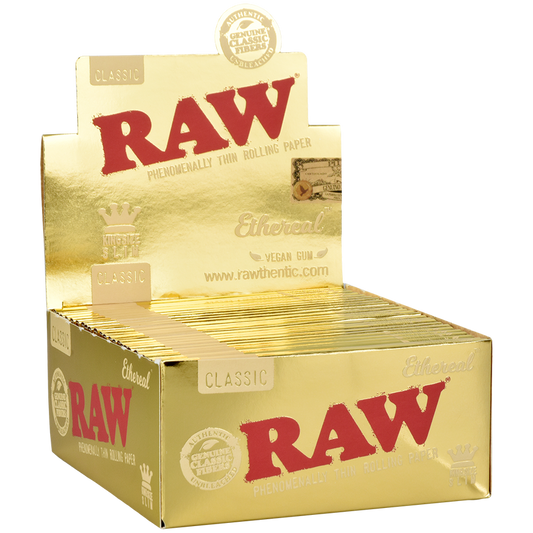 RAW Ethereal Classic Rolling Papers | King Size | 1pk | 32 Leaves per Pack