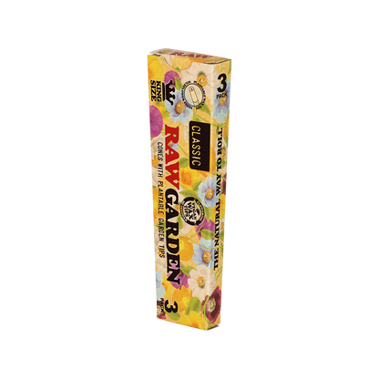 RAW Garden Cones | King Size |  1pk | 3 Cones per Pack