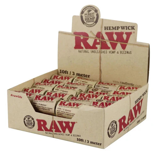 RAW Natural Hemp Wick Roll | 10ft Bundle | 1 Bundle