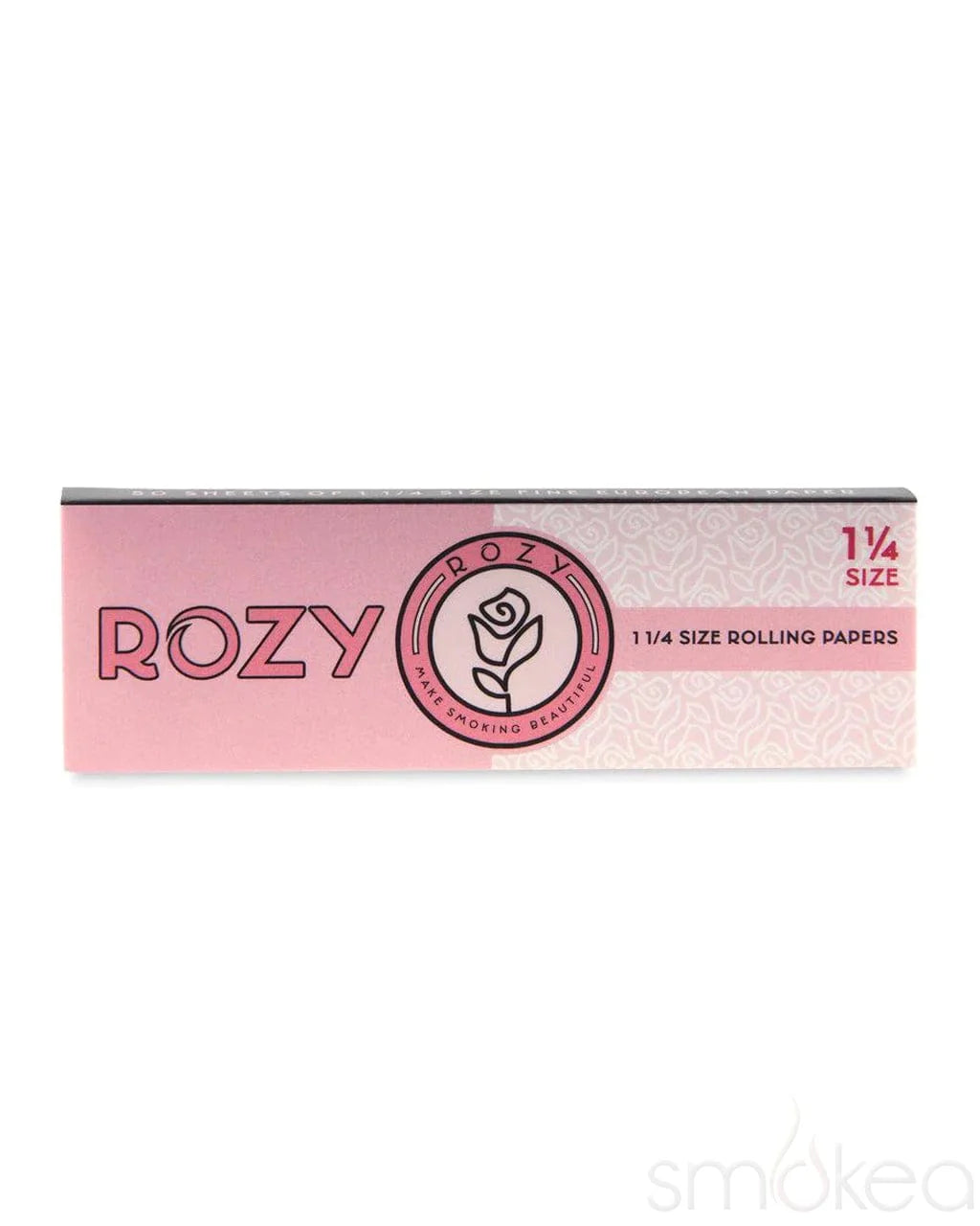 Rozy Pink European Rolling Papers | 1 1/4 Size | 1pk | 50 Fine European Leaves per Pack