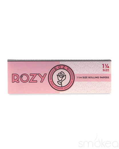 Rozy Pink European Rolling Papers | 1 1/4 Size | 1pk | 50 Fine European Leaves per Pack