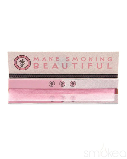 Rozy Pink European Rolling Papers | King Size | 1pk | 32 Fine European Leaves per Pack