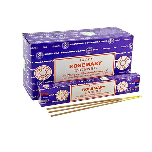 Satya Nag Champa Incense Sticks | Rosemary | 1bx | 15g