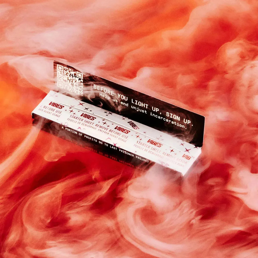 VIBES Ultra Thin Rolling Papers | King Size  | 1pk | 33 Leaves per Pack