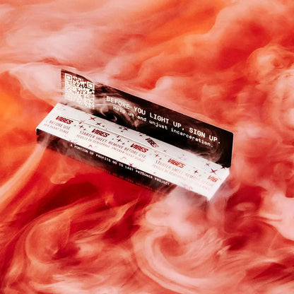 VIBES Ultra Thin Rolling Papers | King Size  | 1pk | 33 Leaves per Pack