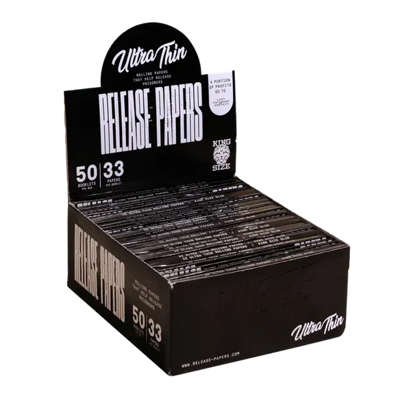 VIBES Ultra Thin Rolling Papers | King Size  | 1pk | 33 Leaves per Pack