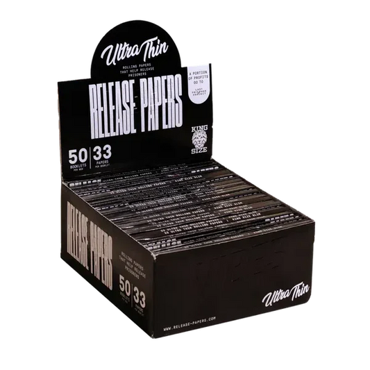 VIBES Ultra Thin Rolling Papers | King Size  | 1pk | 33 Leaves per Pack