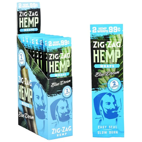 Zig Zag Hemp Wraps | 2pc | Blue Dream | 2 Hemp Wraps per Pack