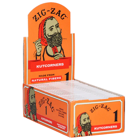 Zig Zag KutCorners Rolling Papers | Cut Corner | 1pk | 32 Leaves per Pack